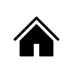 House vector icon, flat design symbol