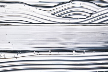 Texture of the hair gel or hyaluronic gel for the face.