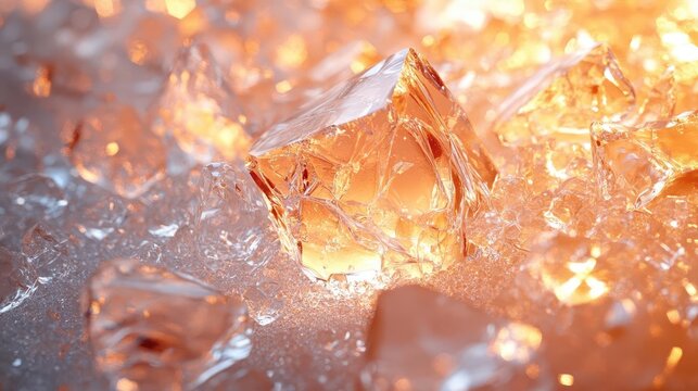 fragmented shards of glass glinting in soft light showcasing sharp edges and delicate pieces scattered across a surface symbolizing the fragility and beauty of life amidst chaos