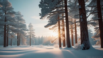 Winter landscapes and snowy scenes