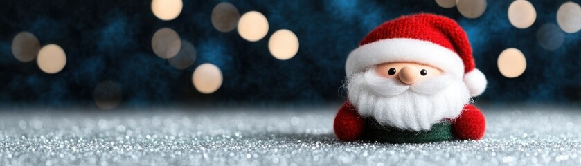 Gnome Flying in Small Sleigh Delivering Holiday Gifts