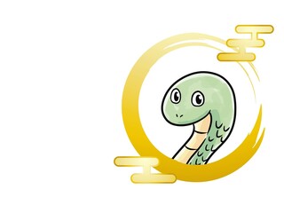 巳年　蛇の年賀状　