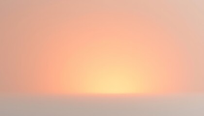 A serene and calming atmosphere, a soft, warm bathed light radiates from behind, illuminating a minimalist wallpaper design.