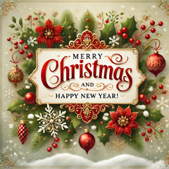 christmas greeting card