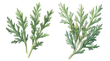 Obraz premium Flourishing rosemary plants, vibrant green herbs in a garden setting, ideal for culinary and aromatic uses