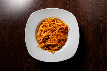 Pasta Mit hackfleischsauce - bolognese 