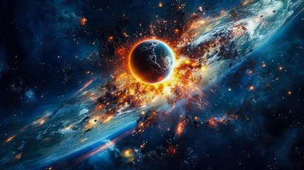 Sci-Fi Metro Explodes: Fantasy Attack on the Planet, Unveiling the Science and Nature of Space