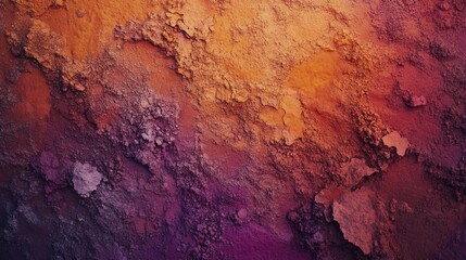Vibrant Orange Canyon Soil Texture Background
