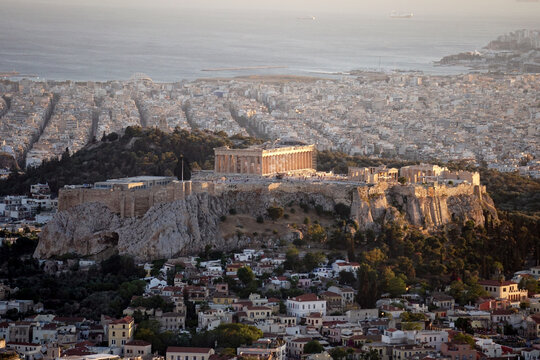 Vedute dalla Collina del Lycabetto, Atene