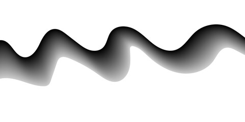 Abstract business wave curve lines background.  Stylized line art background. Vector illustration. Wave with lines created using blend tool. Curved wavy line,