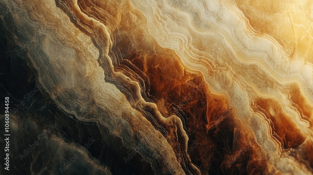 Poster Abstract Texture in High Resolution with Warm Tones