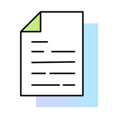 Paper Sheet Representing Print Quality and Customization. Branding and Personalization