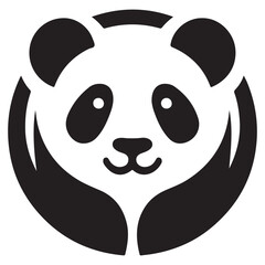 Panda Face Icon Design
