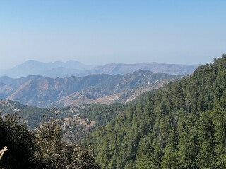 Fototapeta premium A Perfect Day for Travel In The Mountains