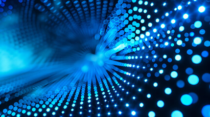Digital blue dots background