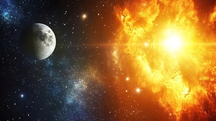 the creation of the God of the sun, the moon and the stars according to the Bible
