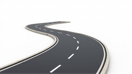 road in the countryside