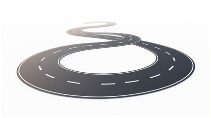 road in the middle of the horizon