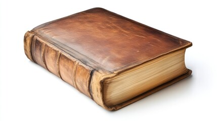 Antique Leather-Bound Book