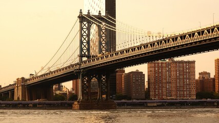 bridge at sunset