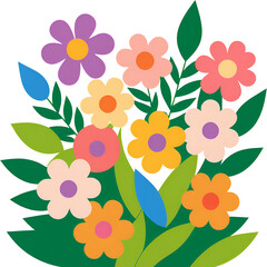 background with flowers