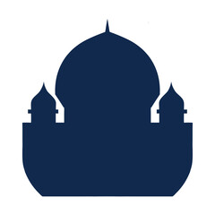 modern-silhouette mosque vector illustration