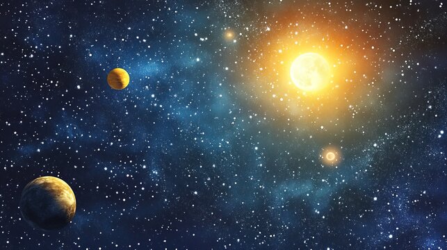 The Bible, the Book of Being, the creation of the world by God. And God made the two great lights; the greater light to rule the day, and the lesser light to rule the night: the stars also