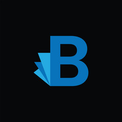 Modern Iconic Symbol With Letter B Logo