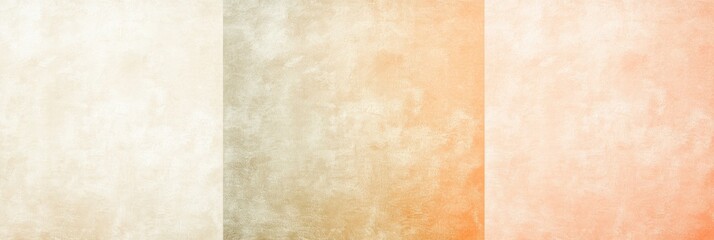 Naklejka premium Soft gradient from peach to ivory with a light grain texture, ideal for minimalistic digital projects
