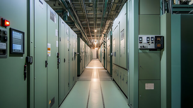 Low voltage switchgear at power plant