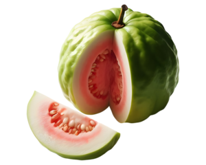Guava fruit png guava png fresh guava png green fruit png goyave png half piece of guava png guava slice png ripe guava png transparent background photo