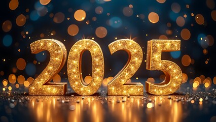 2025 Happy New Year design