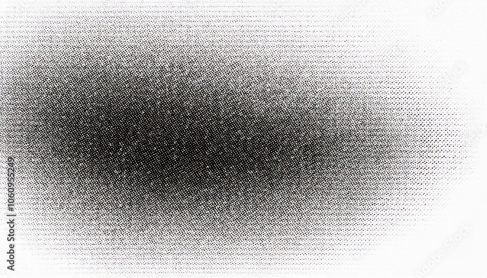 Aufkleber high-contrast black and white halftone gradient dots texture background. ideal for retro comic book 