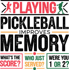 Pickleball T-shirt Design
