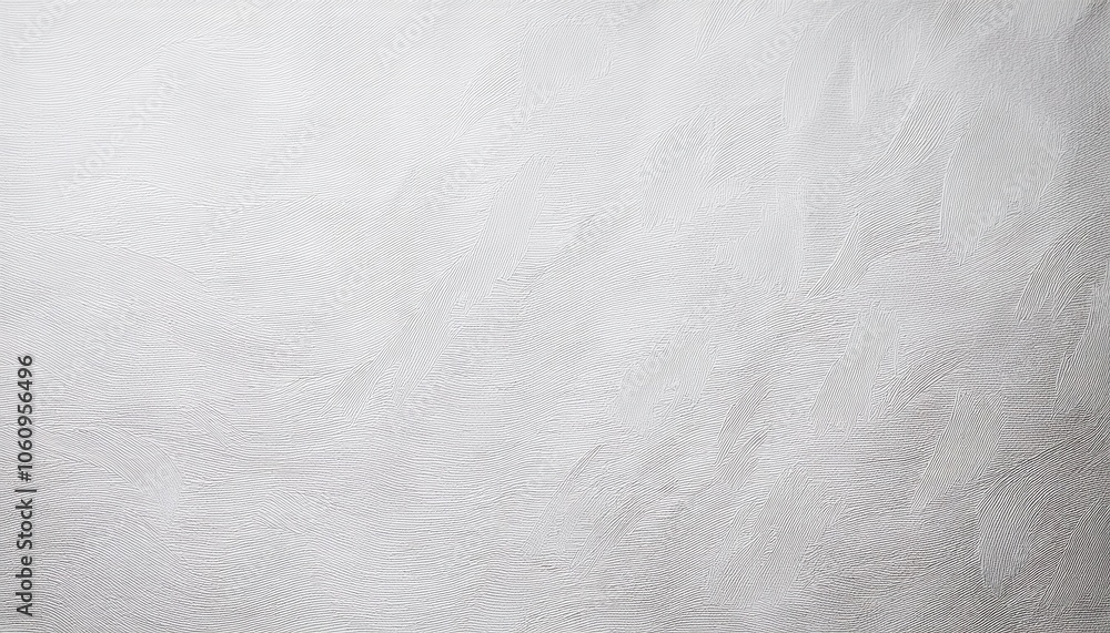 Poster Subtle Abstract Textured White Surface with Organic Wave Like Linear Patterns. Ideal for Minimalist Backgrounds, Contemporary Interior Design, Tranquil Aesthetic Concepts, or Modern Art Projects