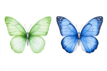 Fototapeta premium Isolated fantasy fairy wings on a transparent background