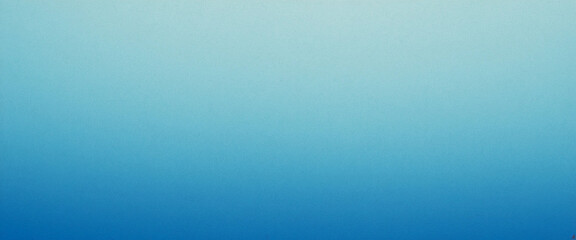 Fototapeta premium A calming blue gradient illustration with a grainy texture, providing a serene and modern backdrop for creative endeavors.
