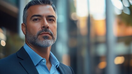 Obraz premium Confident Man in a Suit