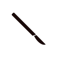 scalpel, surgery - vector icon