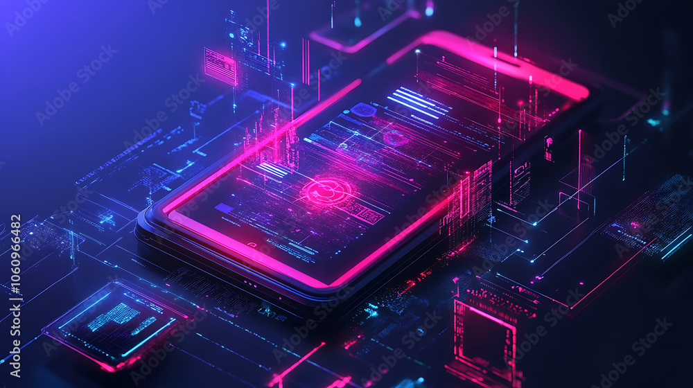 Poster An illustration showcasing the concept of App Modernization, symbolizing the transformation of legacy applications into newer, more efficient versions for better performance and growth