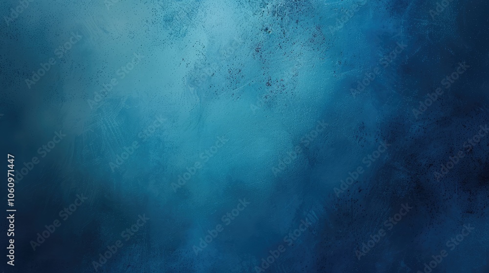 Aufkleber a blue winter background with a blurred, frosted surface that creates a sense of depth and mystery. 
