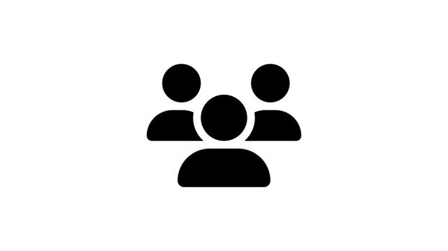 Team people icon. User group profile icon. Users or business partnership.