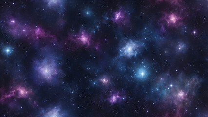 Fototapeta premium Stunning galaxy background with swirling nebulae and bright stars creating a cosmic universe