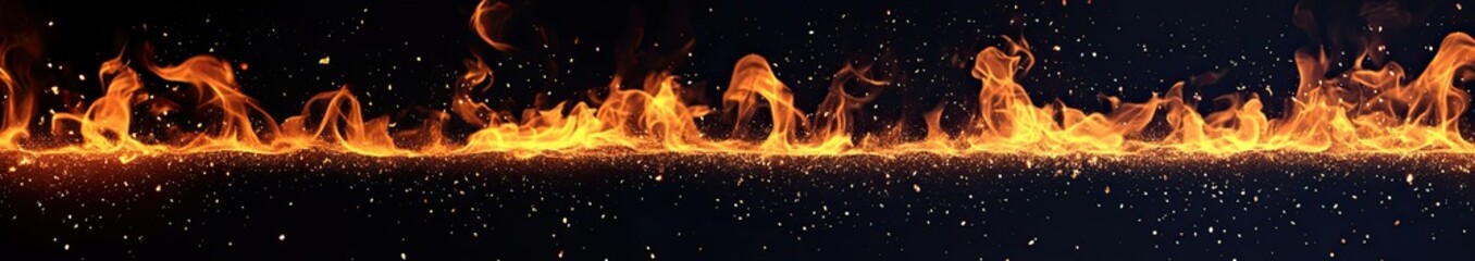 Fire flame texture background, burning fire wallpaper for design and text