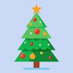 abstract christmas tree