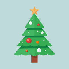 christmas tree illustration