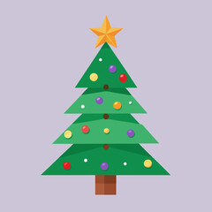 christmas tree illustration