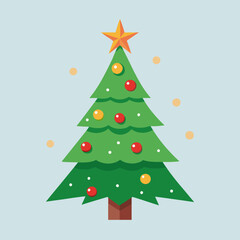 abstract christmas tree