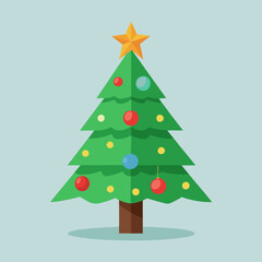 abstract christmas tree