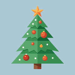 christmas tree illustration